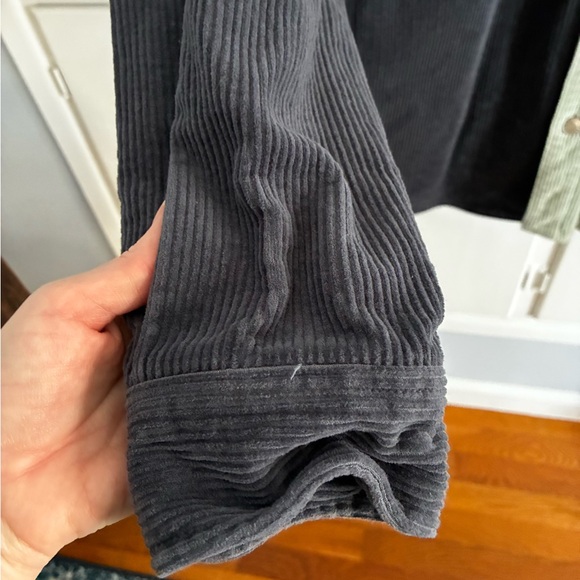 Zara Men’s Blue & Green Color-block Corduroy Shirt large - Picture 5 of 7